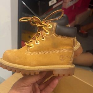 Timberland Kids Brown Leather Boots